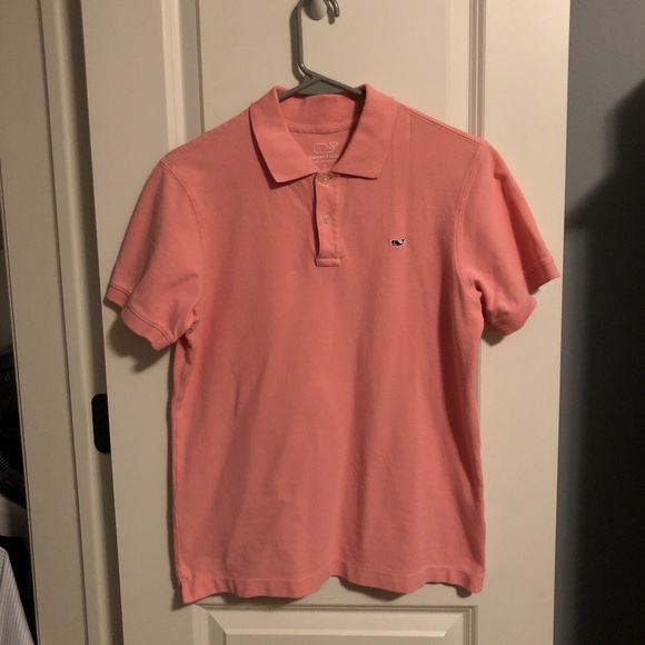 Vineyard Vines Pink Polo Shirt Boys Large (16-18) - Picture 1 of 3